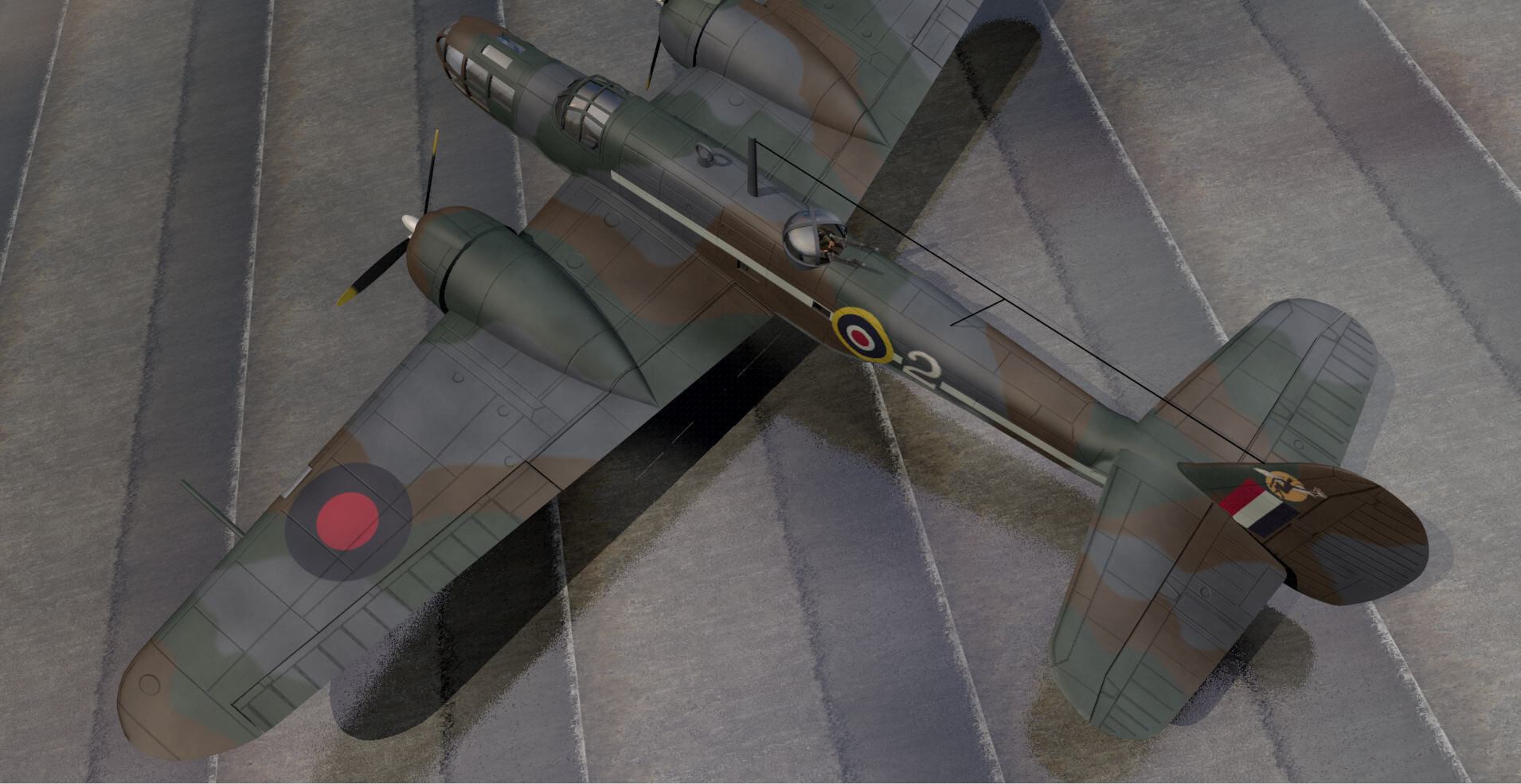 Martin 167 Maryland Mk-1 3D model_6