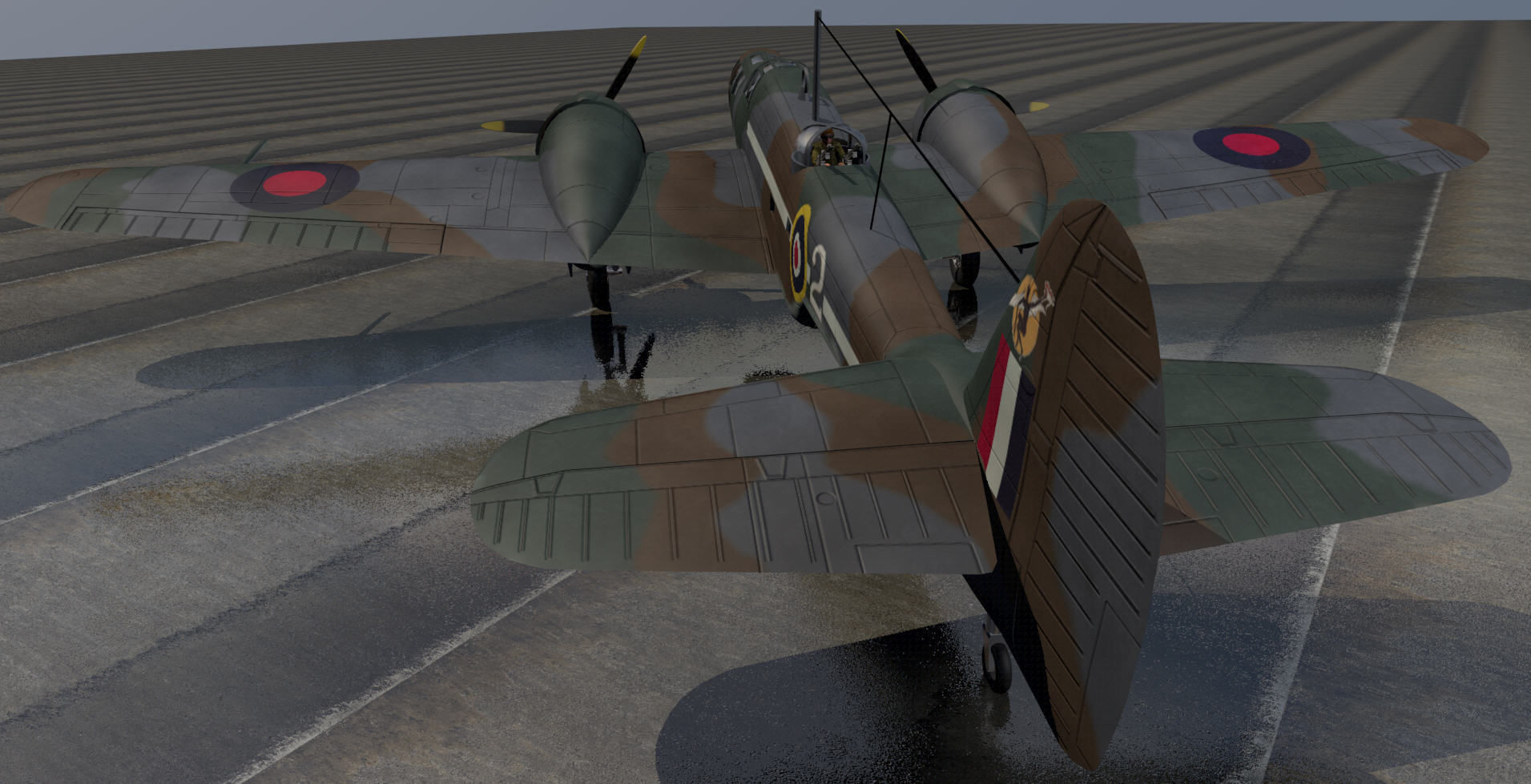 Martin 167 Maryland Mk-1 3D model_4