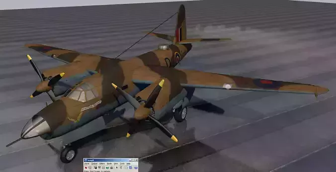 Martin Marauder Mk-1A - RAF 3D model