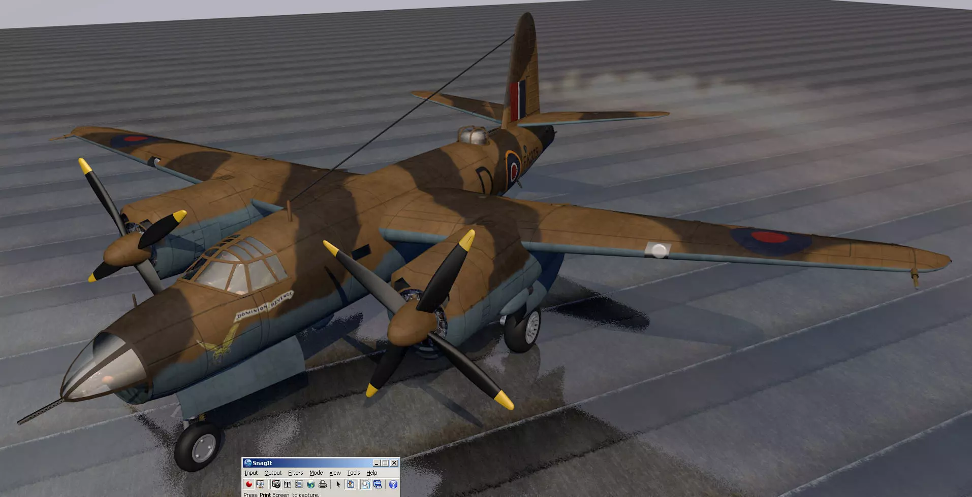 Martin Marauder Mk-1A - RAF 3D model_0