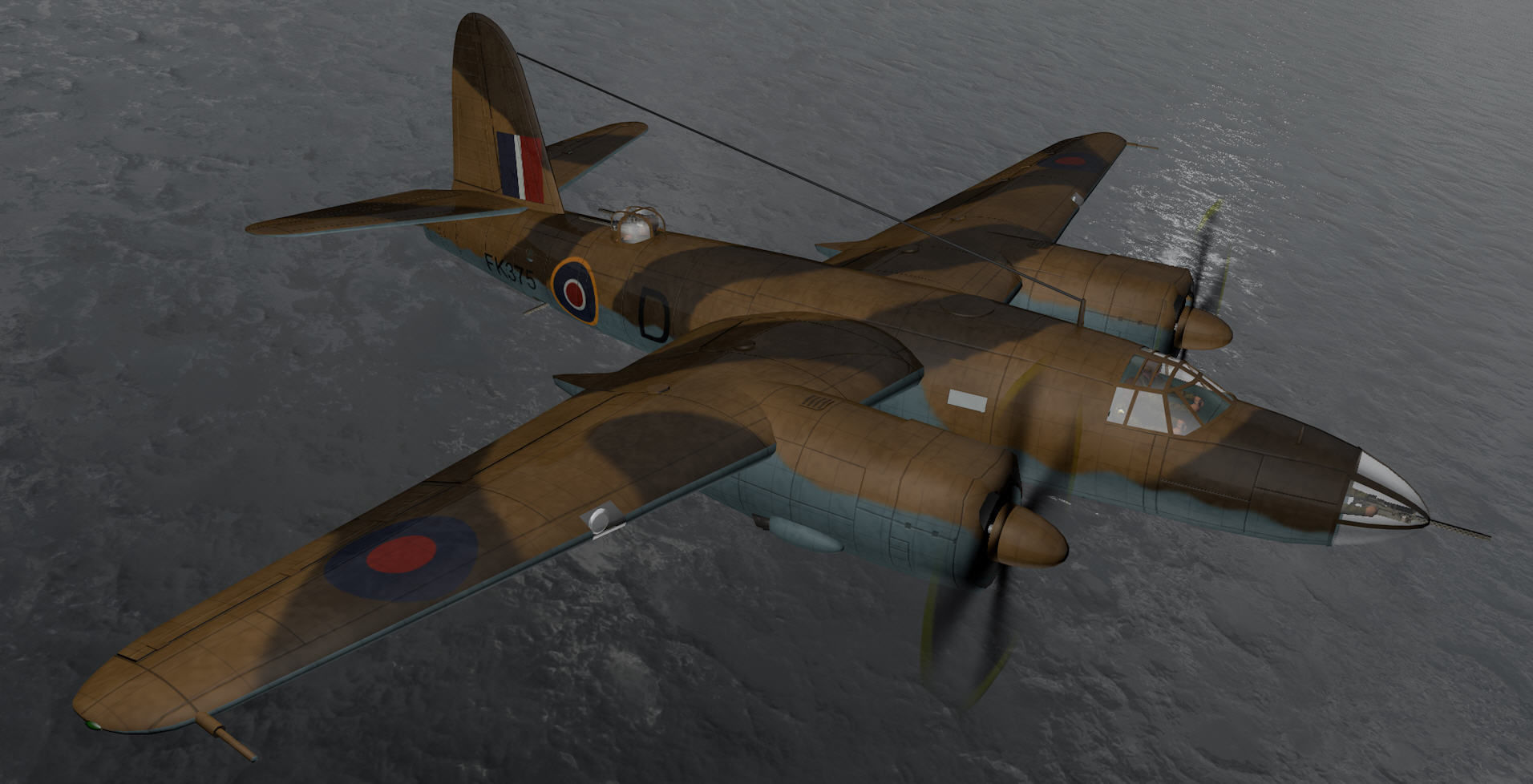 Martin Marauder Mk-1A - RAF 3D model_9
