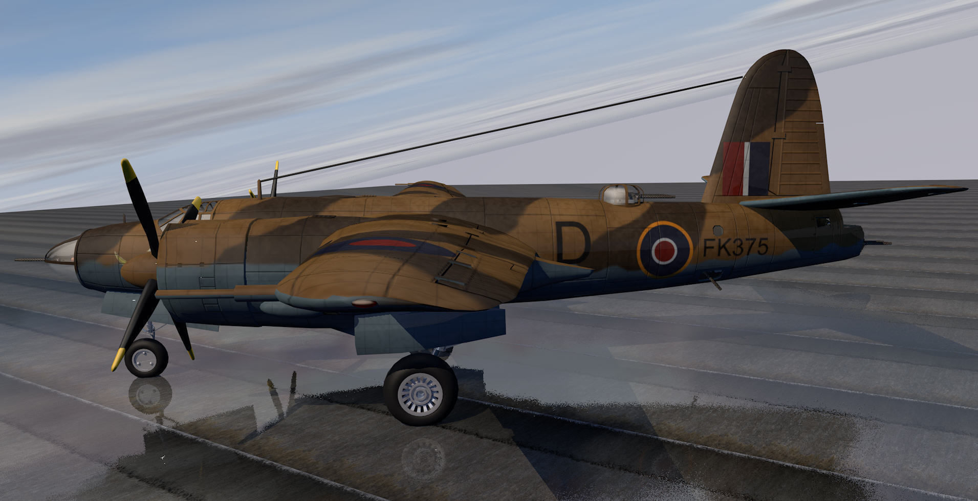 Martin Marauder Mk-1A - RAF 3D model_3