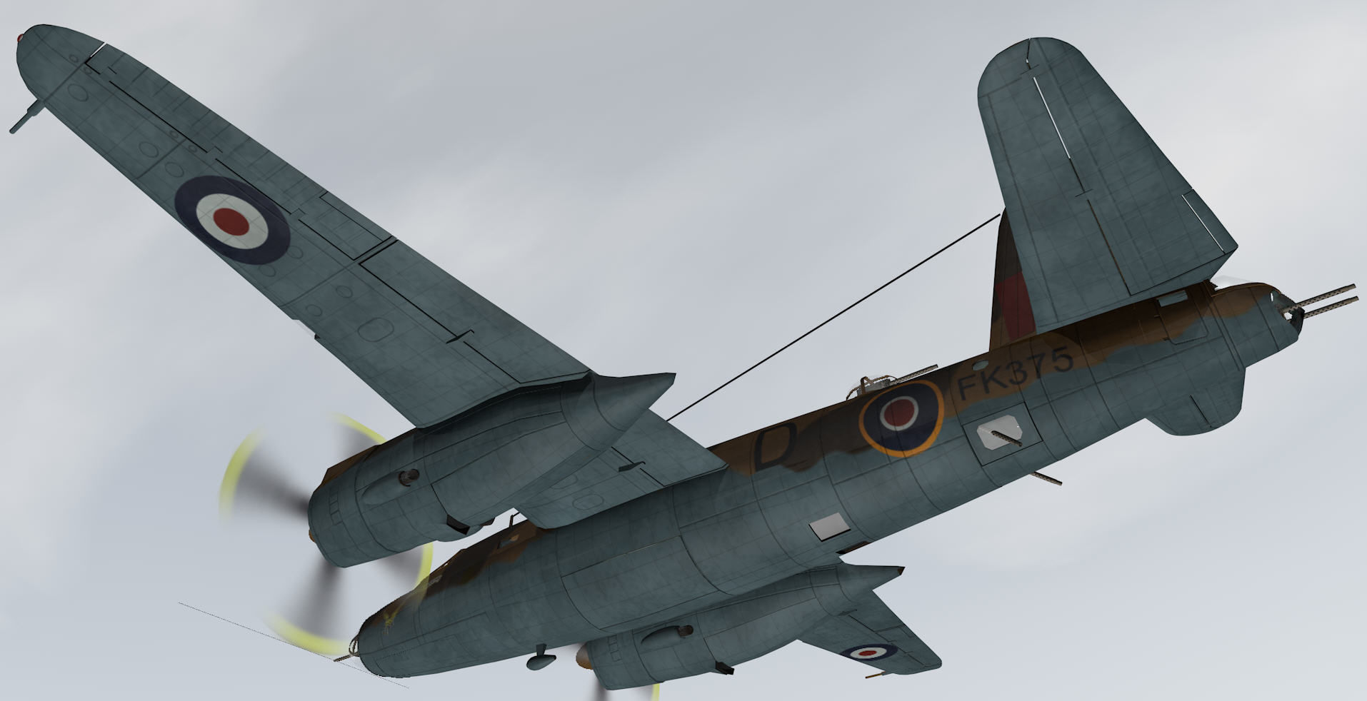 Martin Marauder Mk-1A - RAF 3D model_8