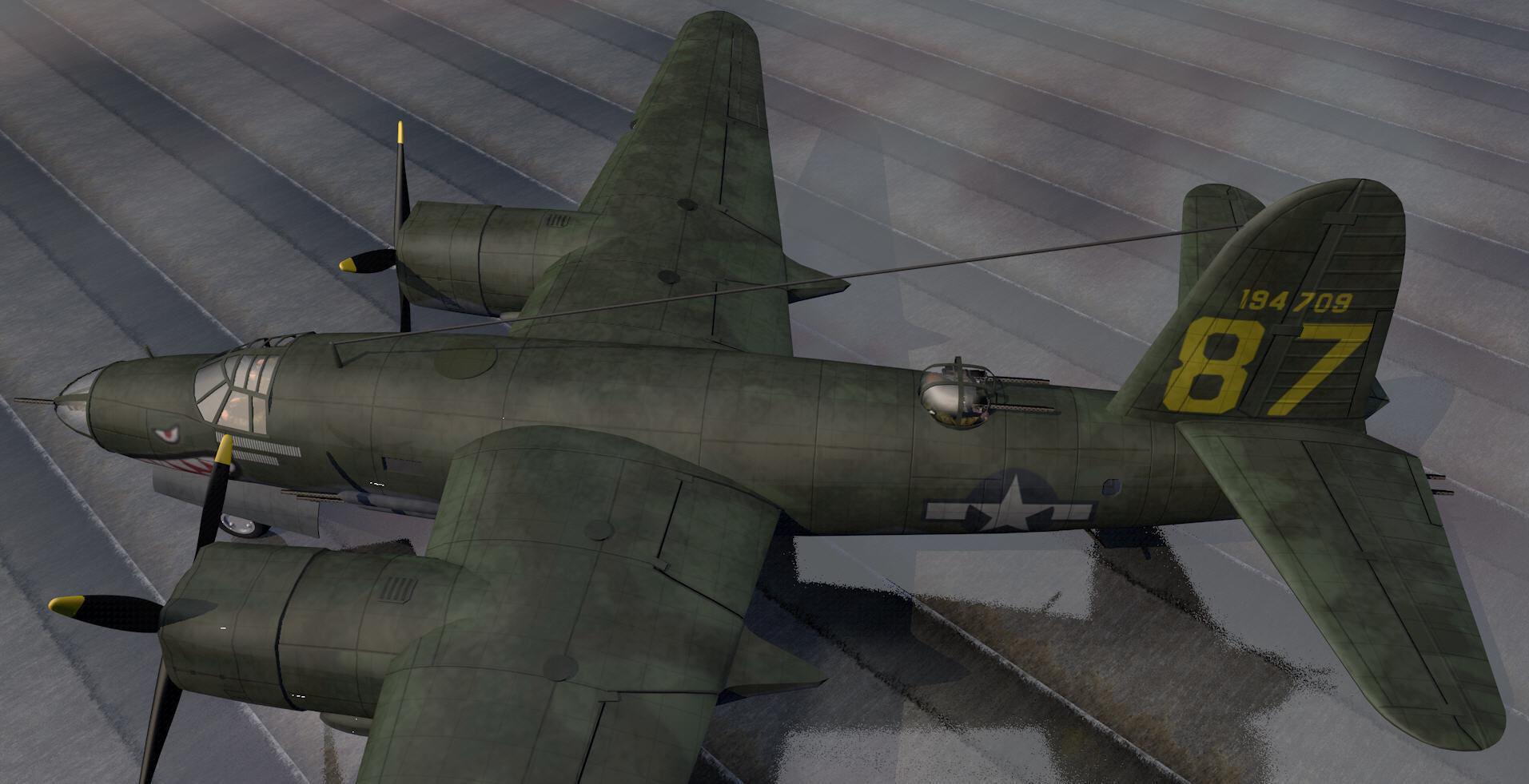 Martin B-26C Marauder 3D model_11