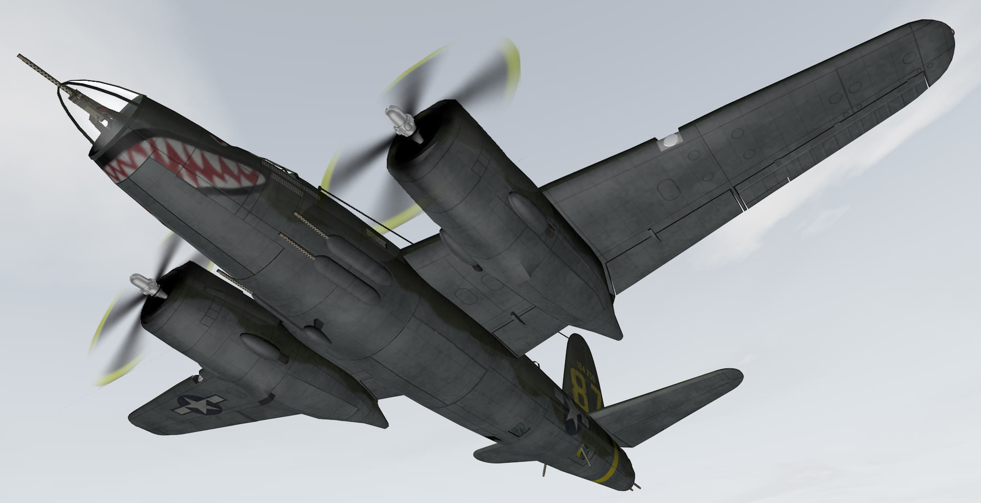 Martin B-26C Marauder 3D model_16
