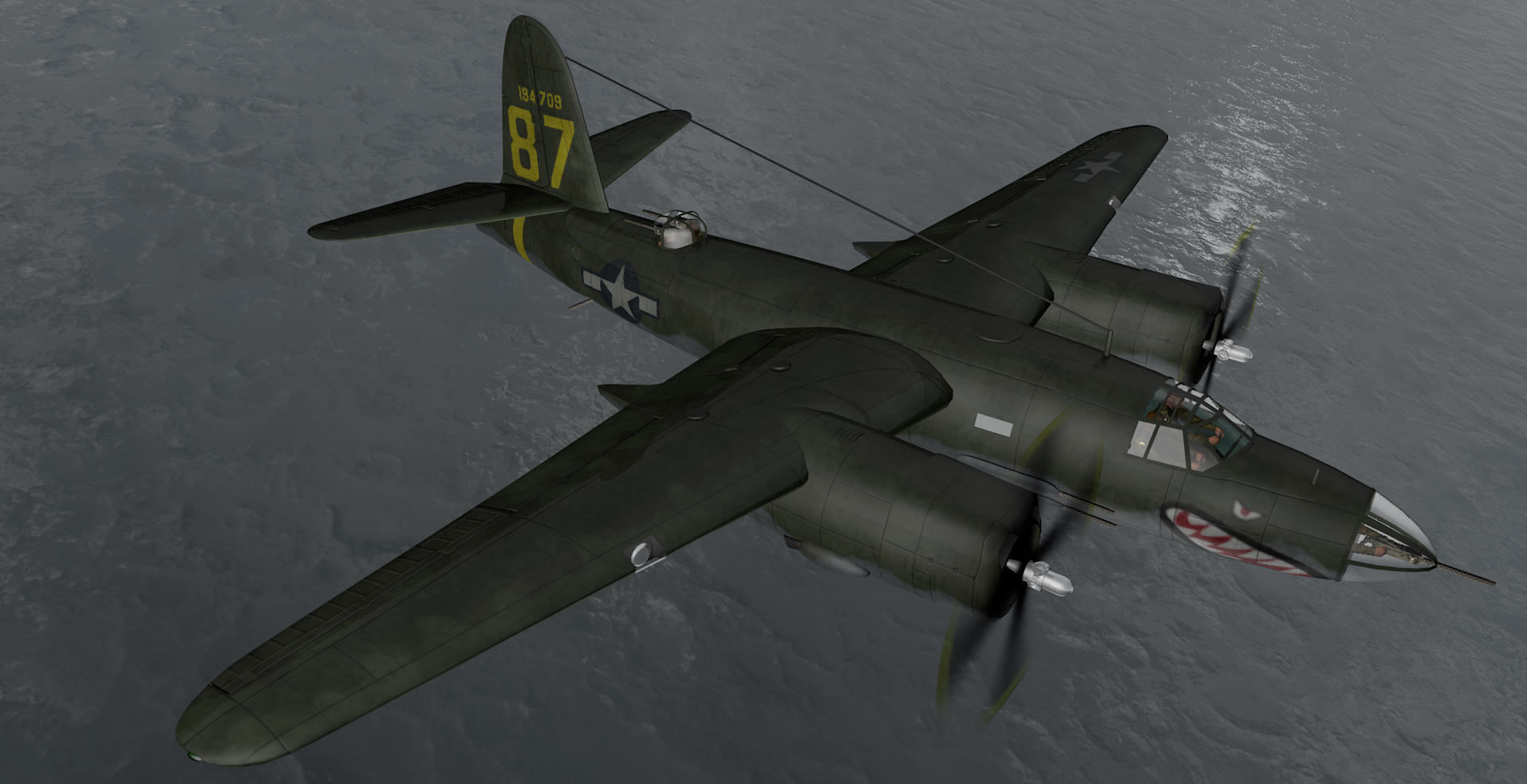Martin B-26C Marauder 3D model_12