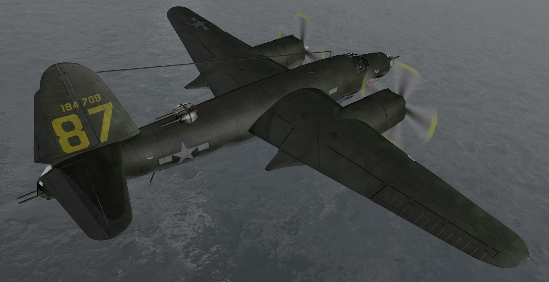 Martin B-26C Marauder 3D model_13