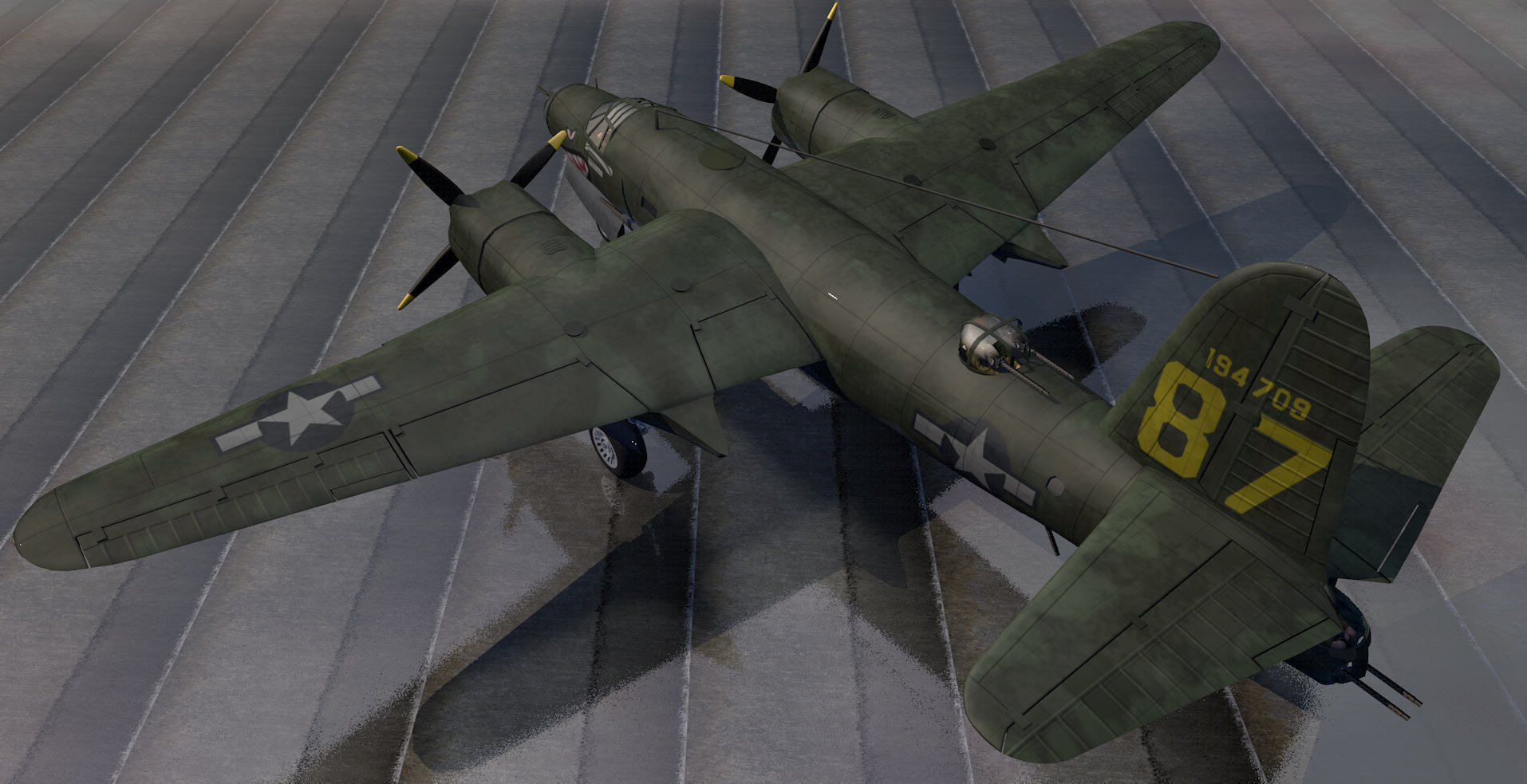 Martin B-26C Marauder 3D model_6