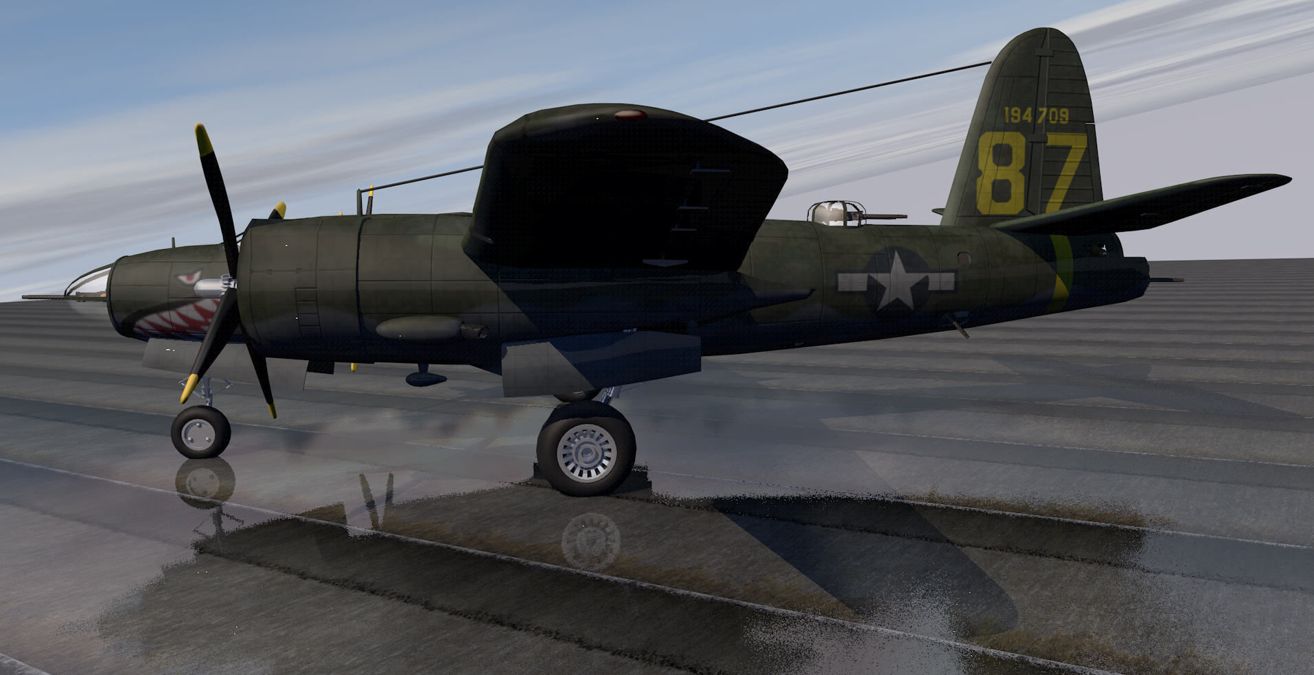 Martin B-26C Marauder 3D model_7