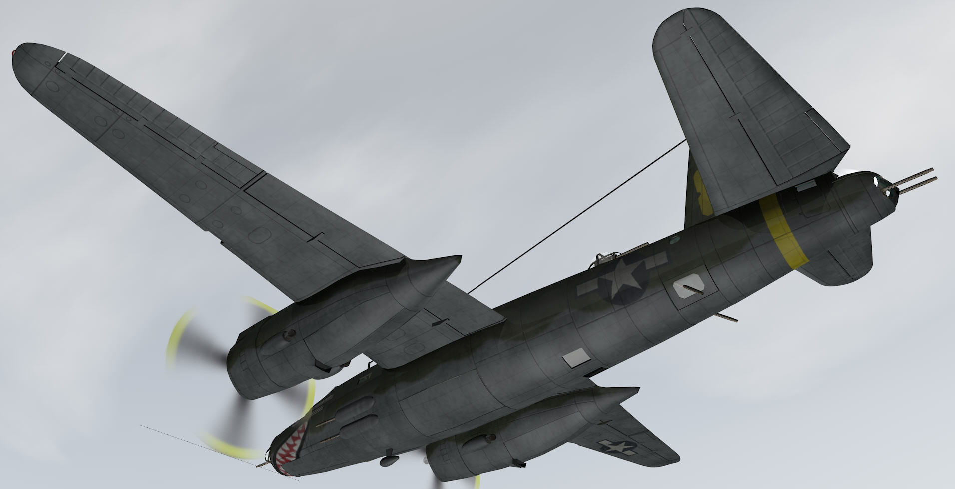 Martin B-26C Marauder 3D model_14