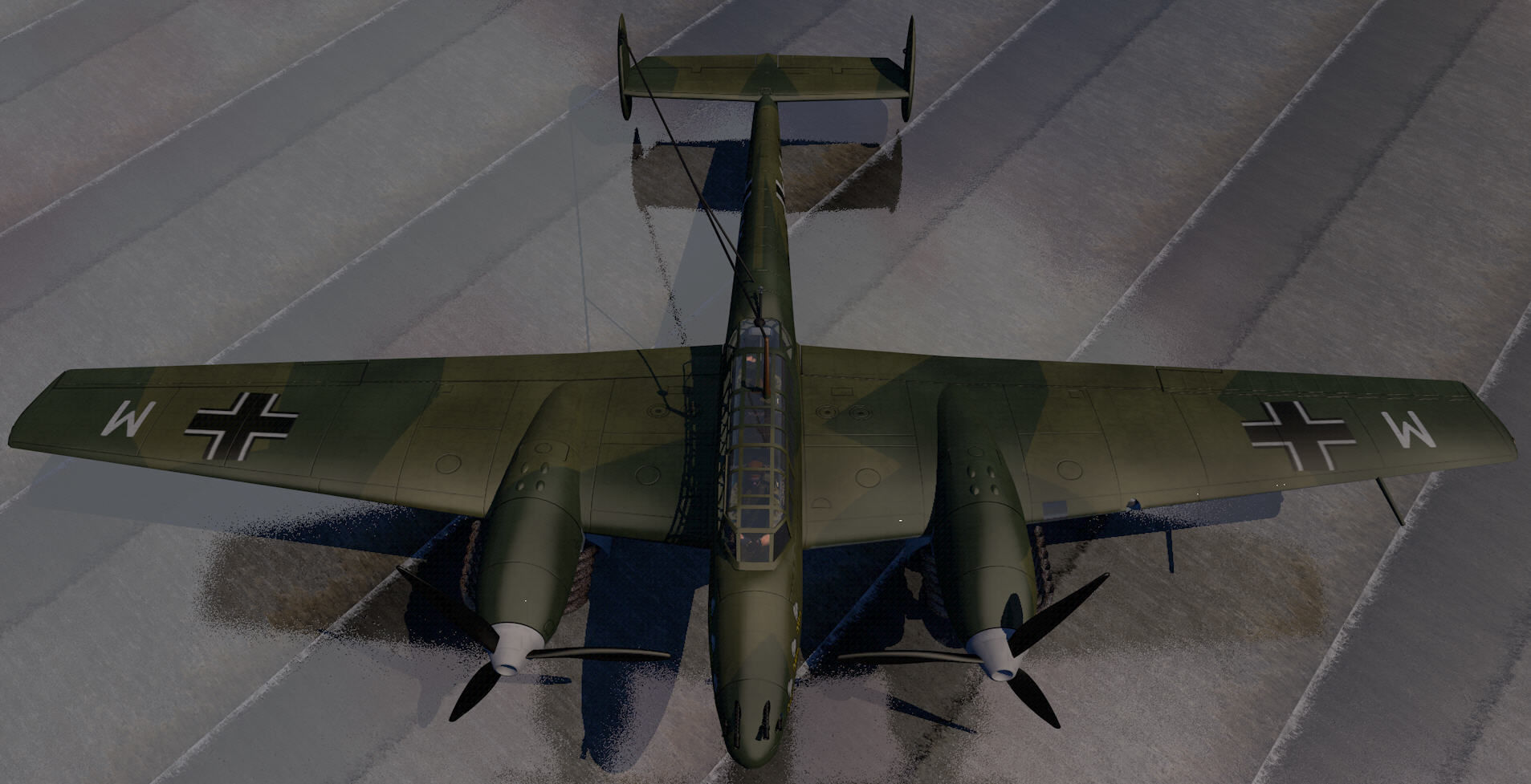 Messerschmitt Bf-110 C-3 3D model_1