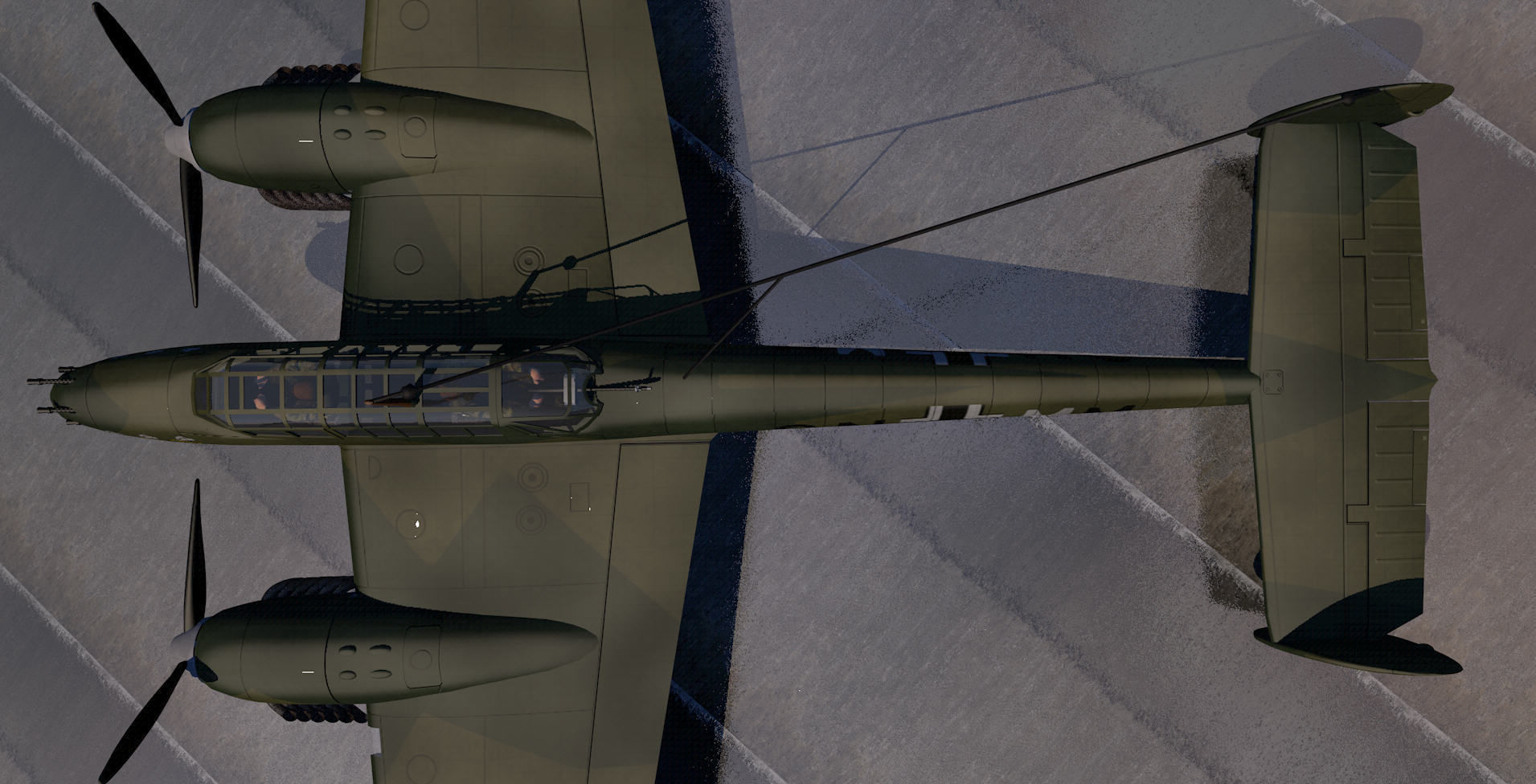 Messerschmitt Bf-110 C-3 3D model_6