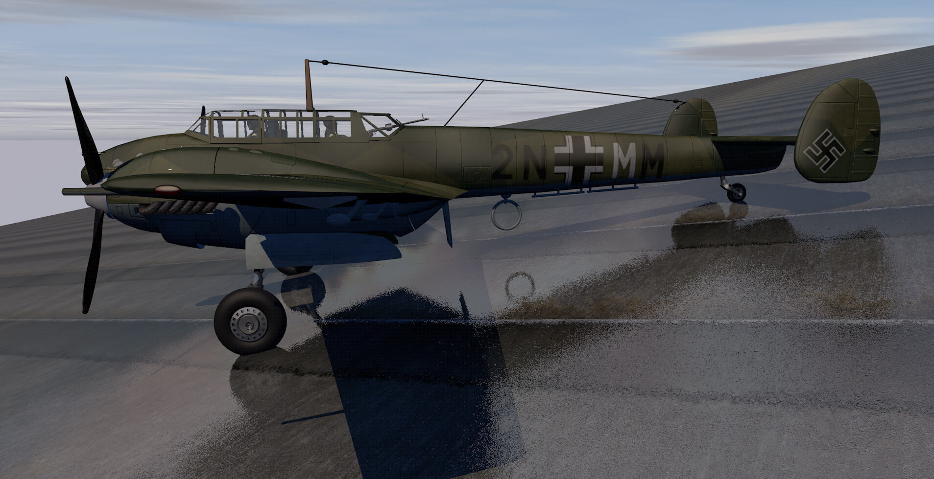 Messerschmitt Bf-110 C-3 3D model_3