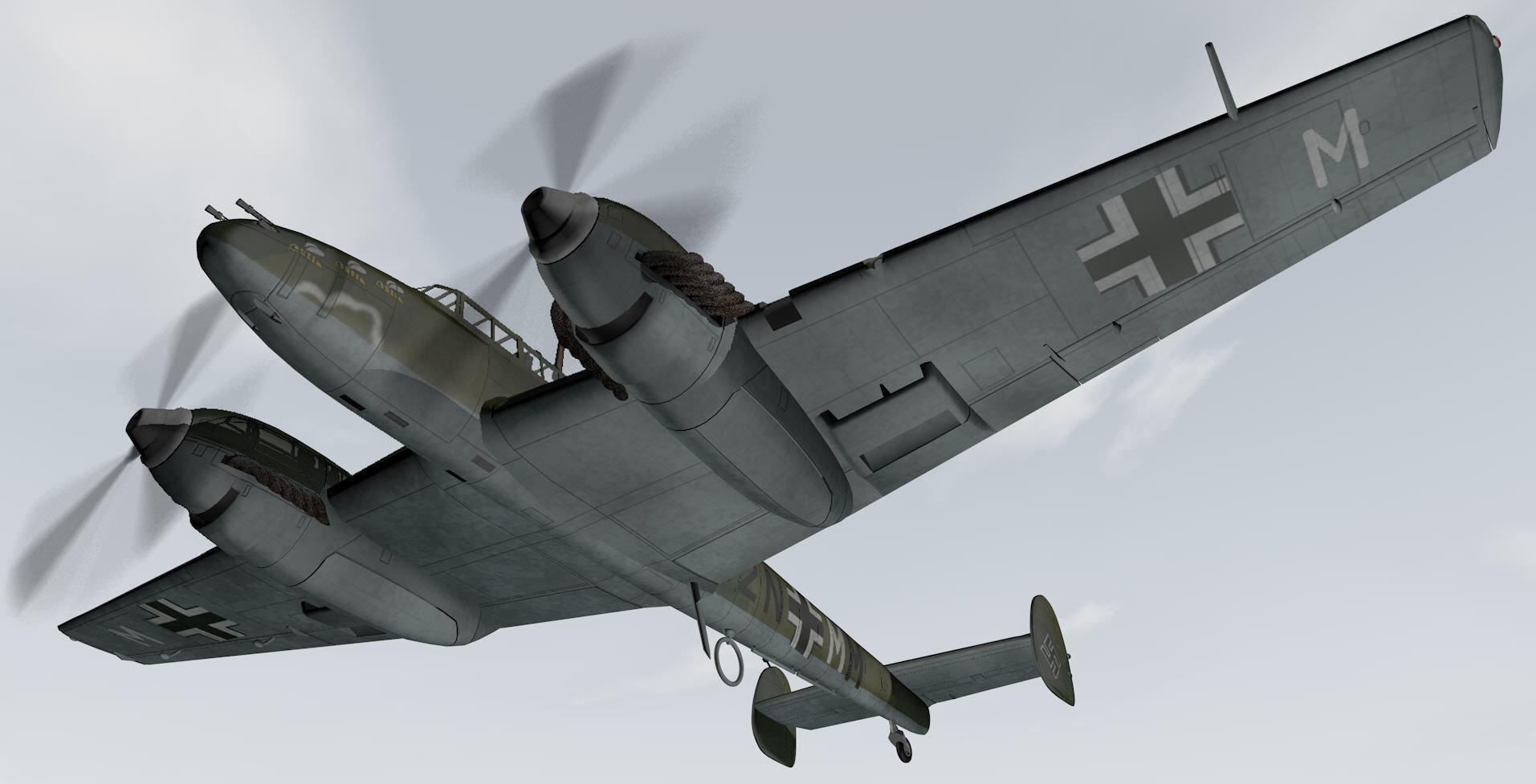 Messerschmitt Bf-110 C-3 3D model_10