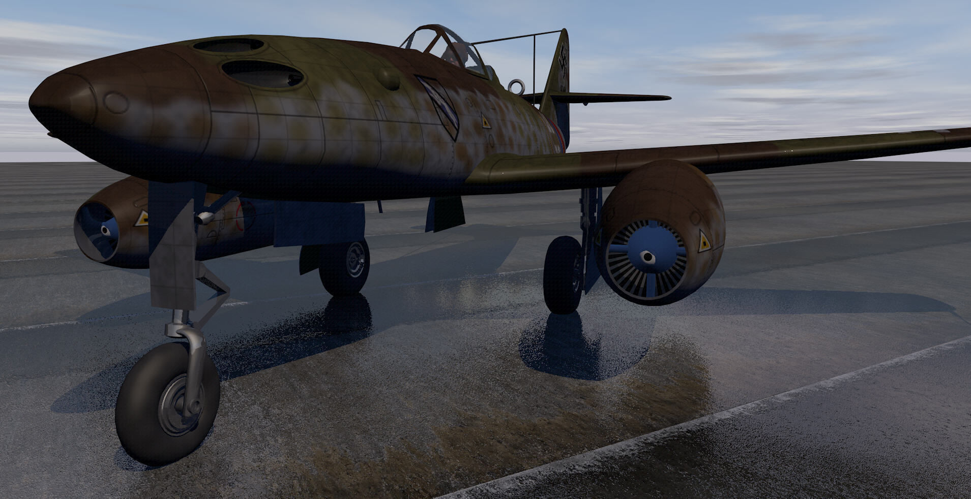 Messerschmitt Me-262 A-1 Schwalbe 3D model_10