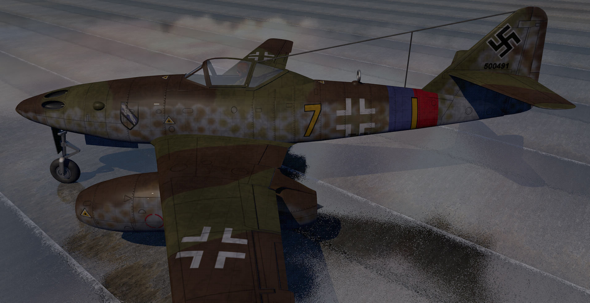 Messerschmitt Me-262 A-1 Schwalbe 3D model_8