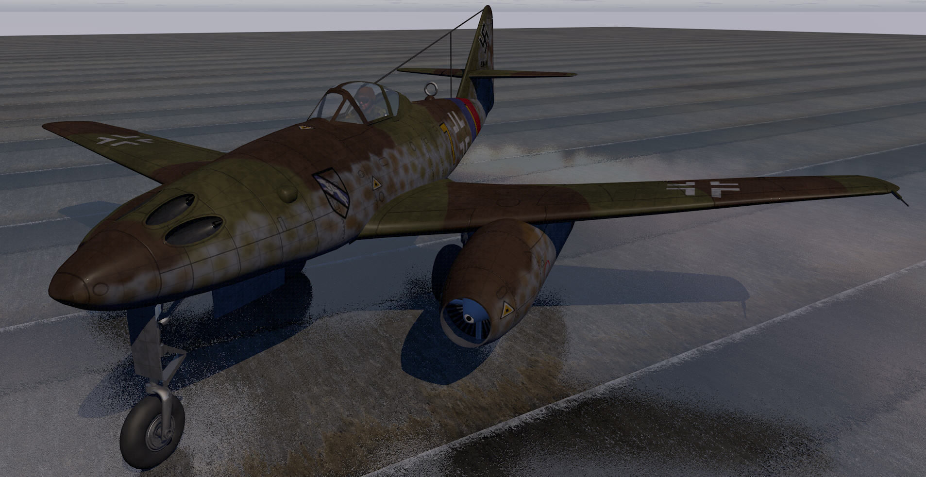 Messerschmitt Me-262 A-1 Schwalbe 3D model_11