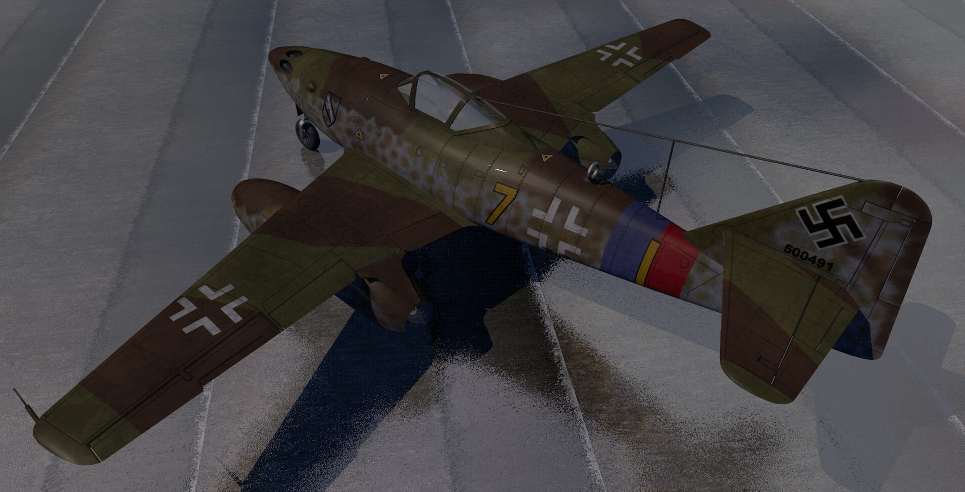 Messerschmitt Me-262 A-1 Schwalbe 3D model_2