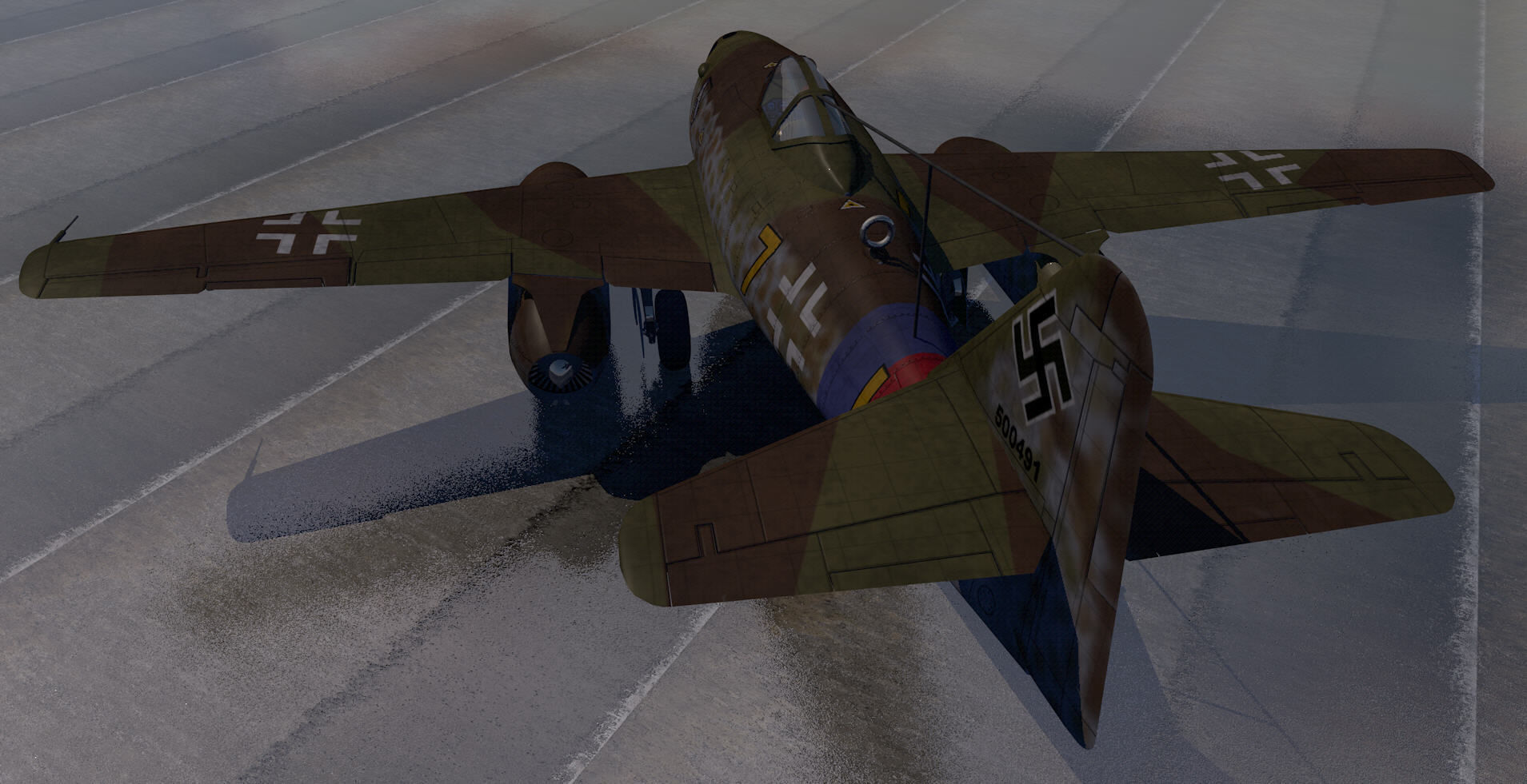 Messerschmitt Me-262 A-1 Schwalbe 3D model_4