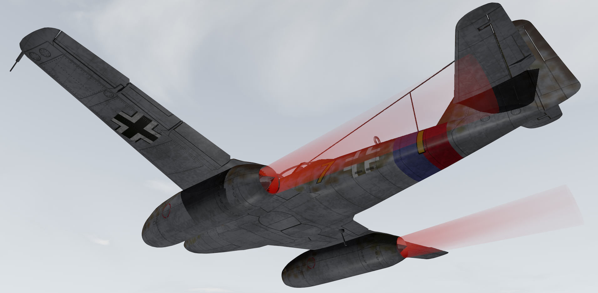 Messerschmitt Me-262 A-1 Schwalbe 3D model_6