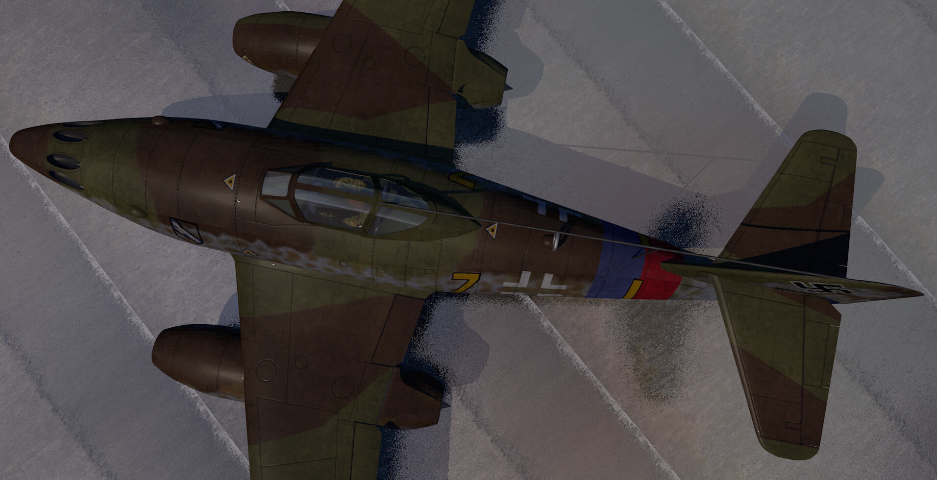 Messerschmitt Me-262 A-1 Schwalbe 3D model_1