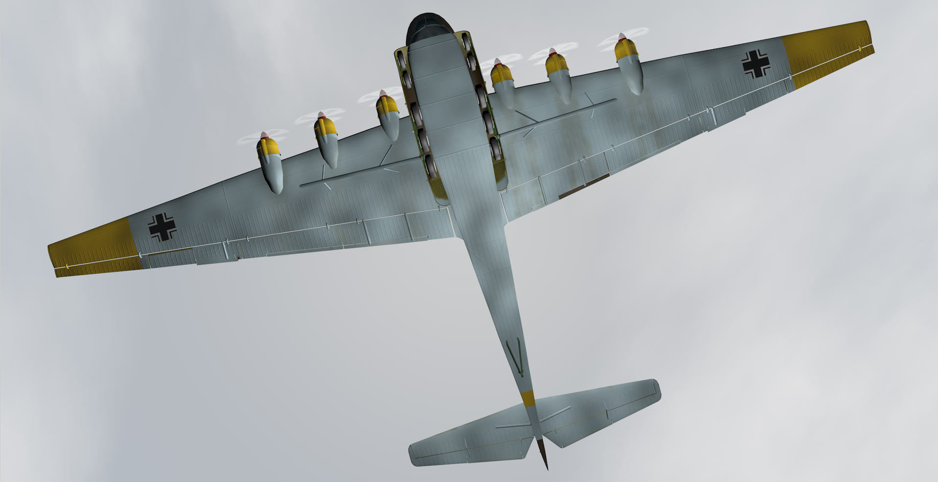 Messerschmitt Me-323D-6 Gigant 3D model_11