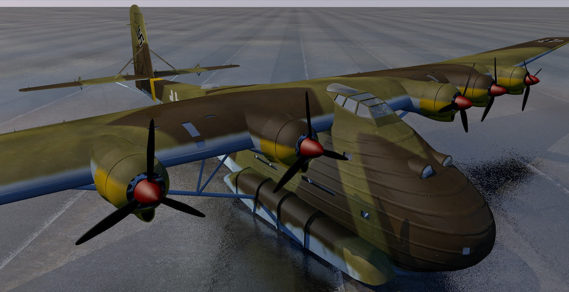 Messerschmitt Me-323D-6 Gigant 3D model_3