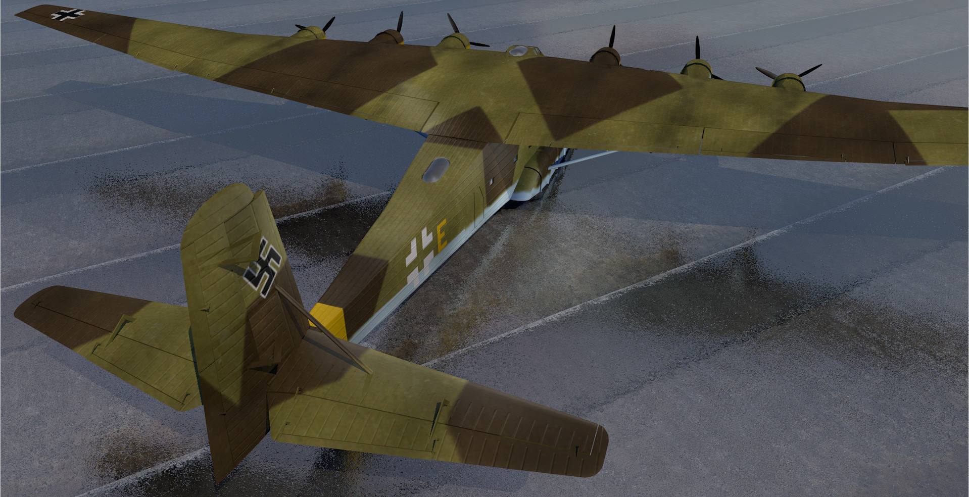 Messerschmitt Me-323D-6 Gigant 3D model_4