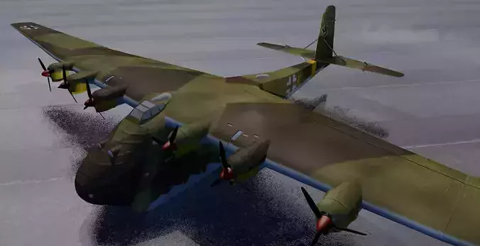 Messerschmitt Me-323D-6 Gigant 3D model