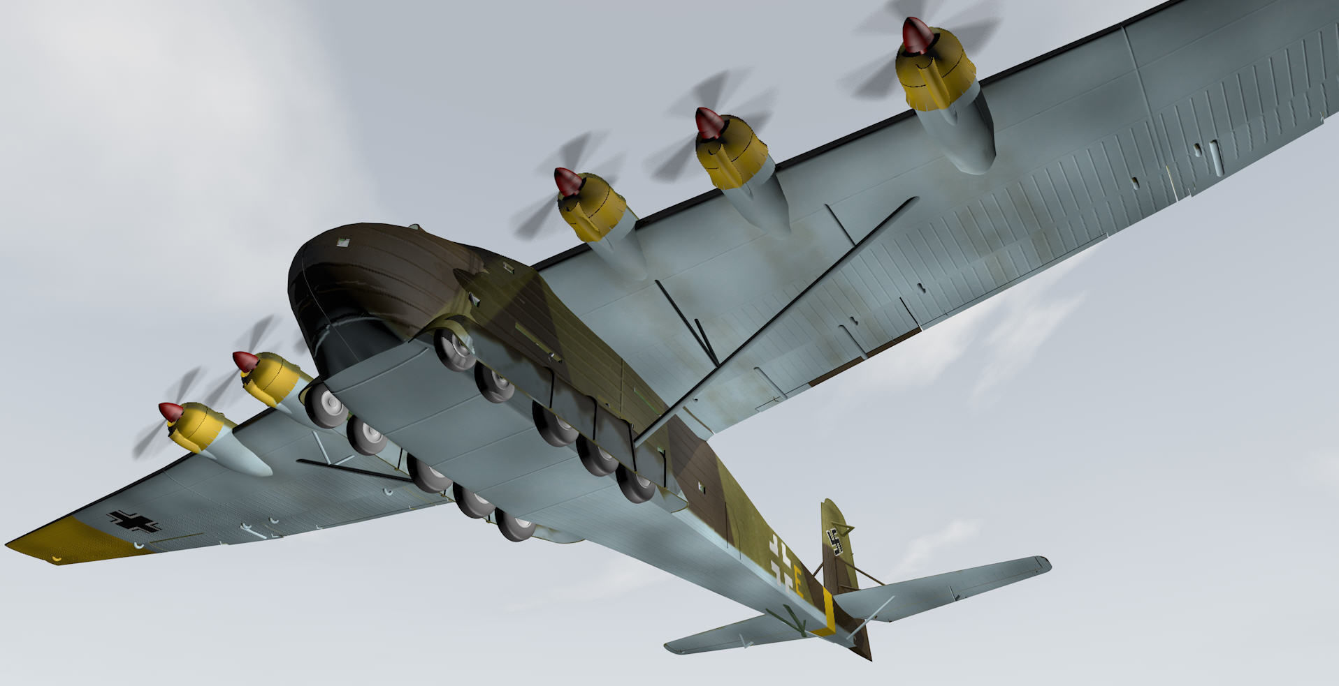 Messerschmitt Me-323D-6 Gigant 3D model_10
