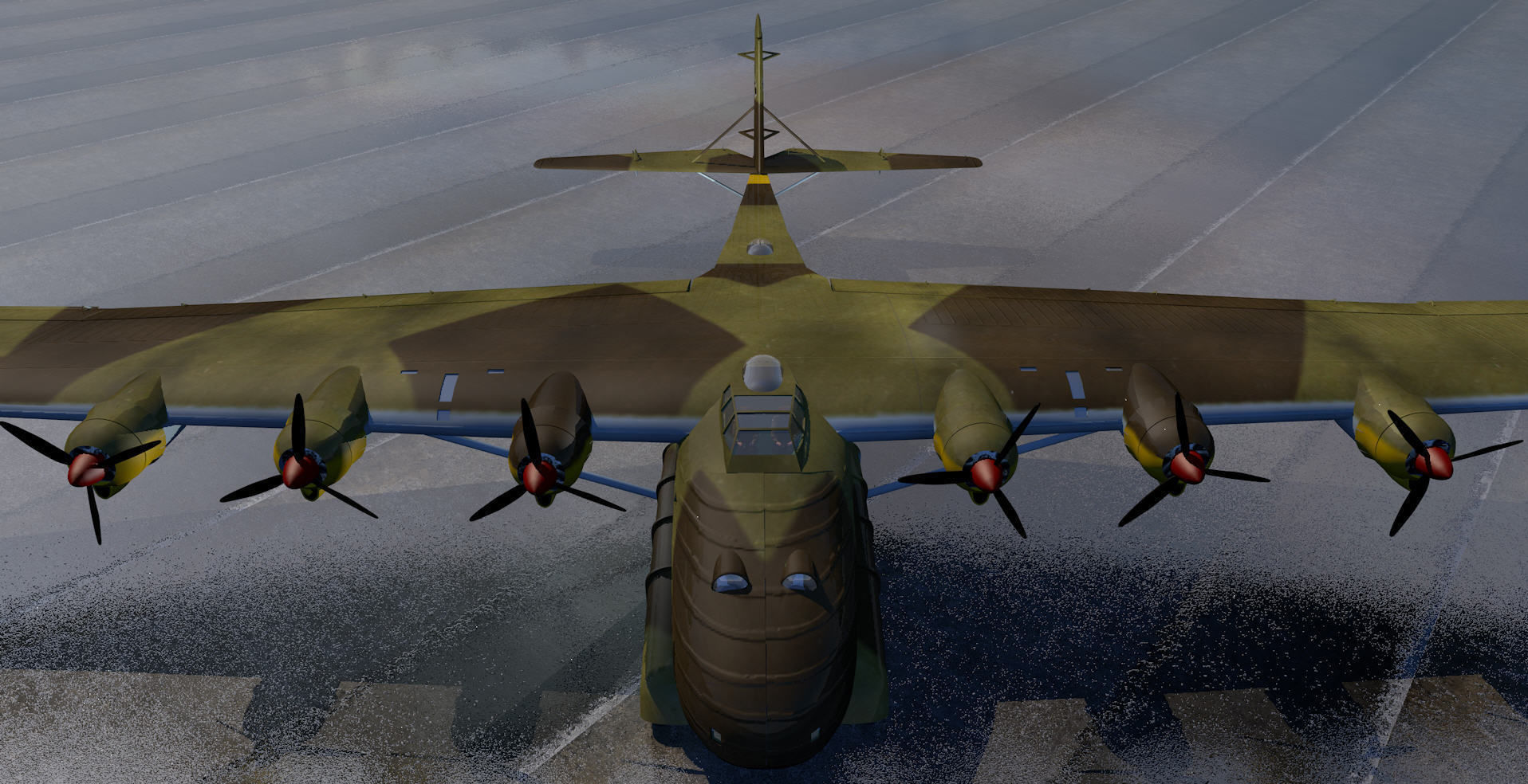Messerschmitt Me-323D-6 Gigant 3D model_6