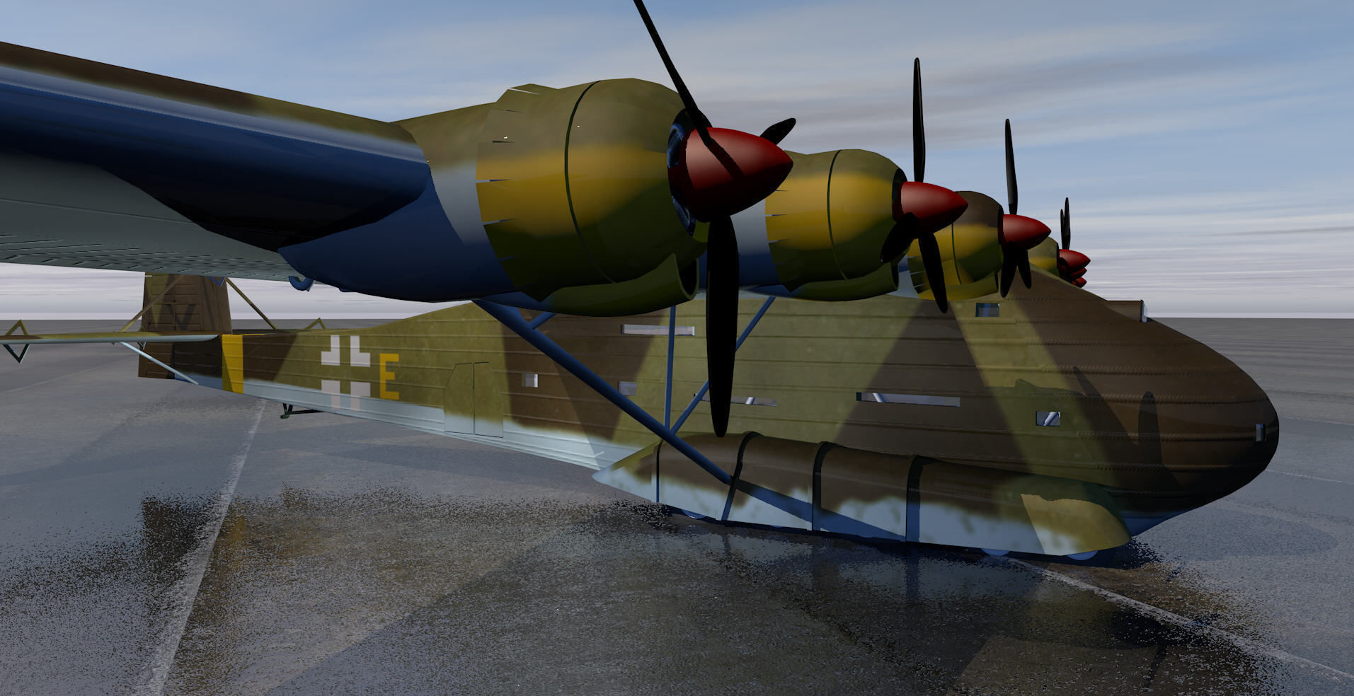 Messerschmitt Me-323D-6 Gigant 3D model_2