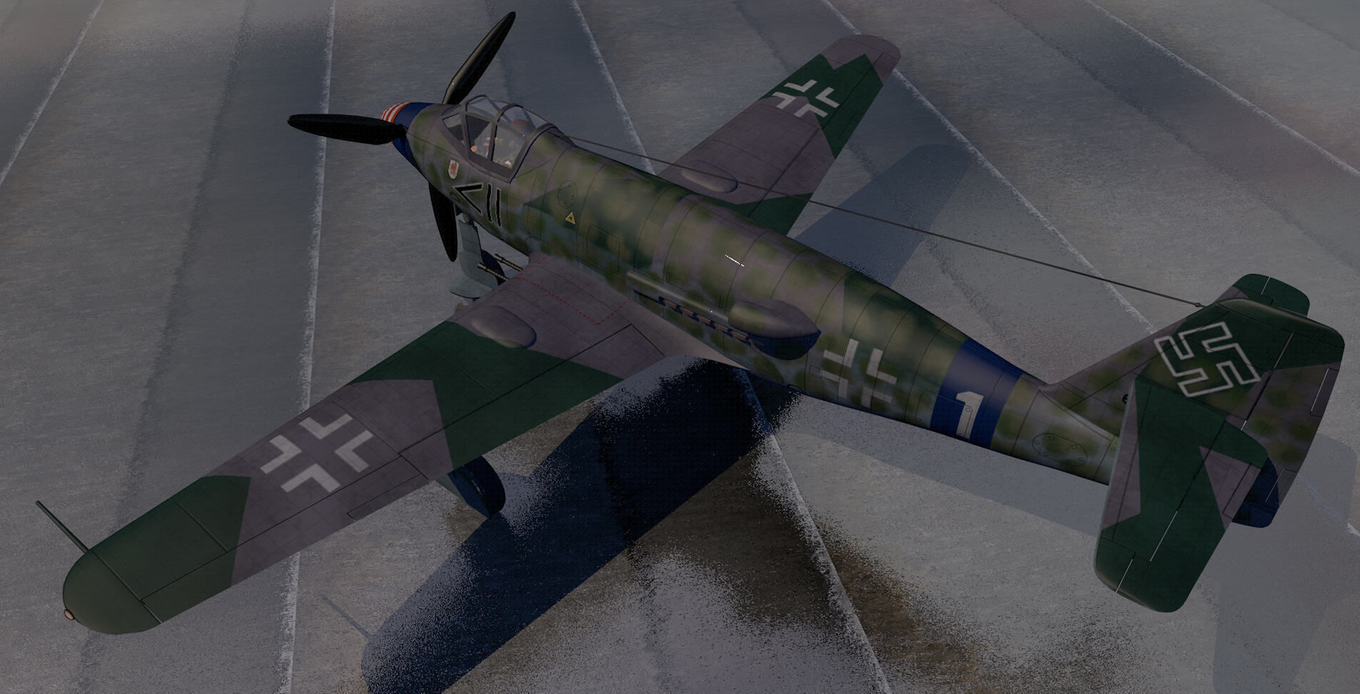 Messerschmitt Me-509 3D model_2