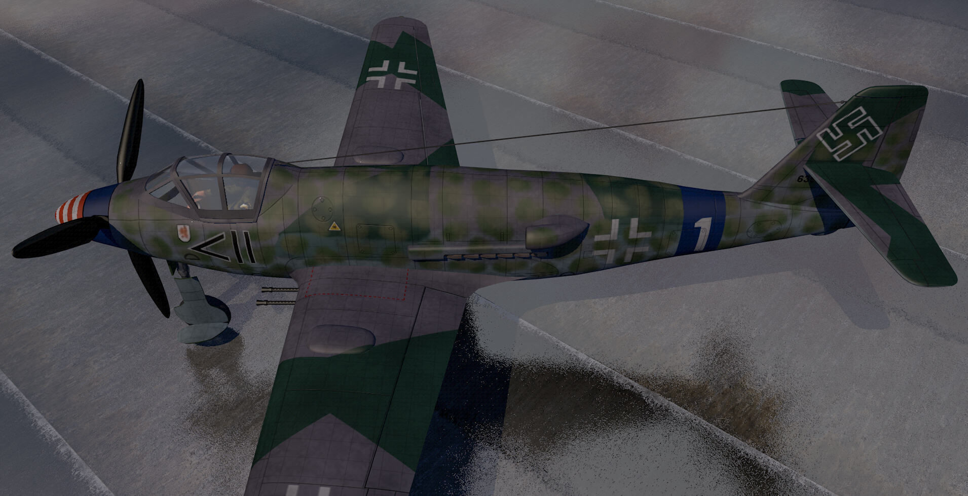Messerschmitt Me-509 3D model_6