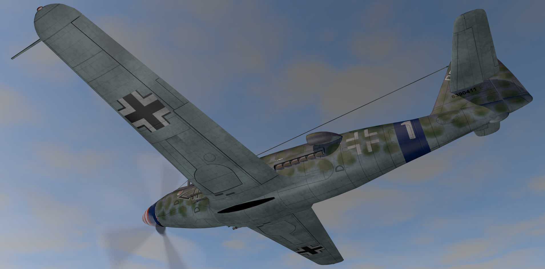 Messerschmitt Me-509 3D model_11