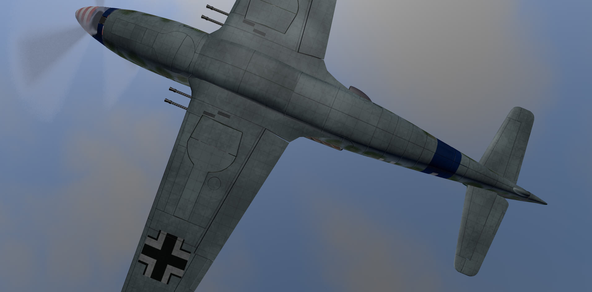 Messerschmitt Me-509 3D model_10
