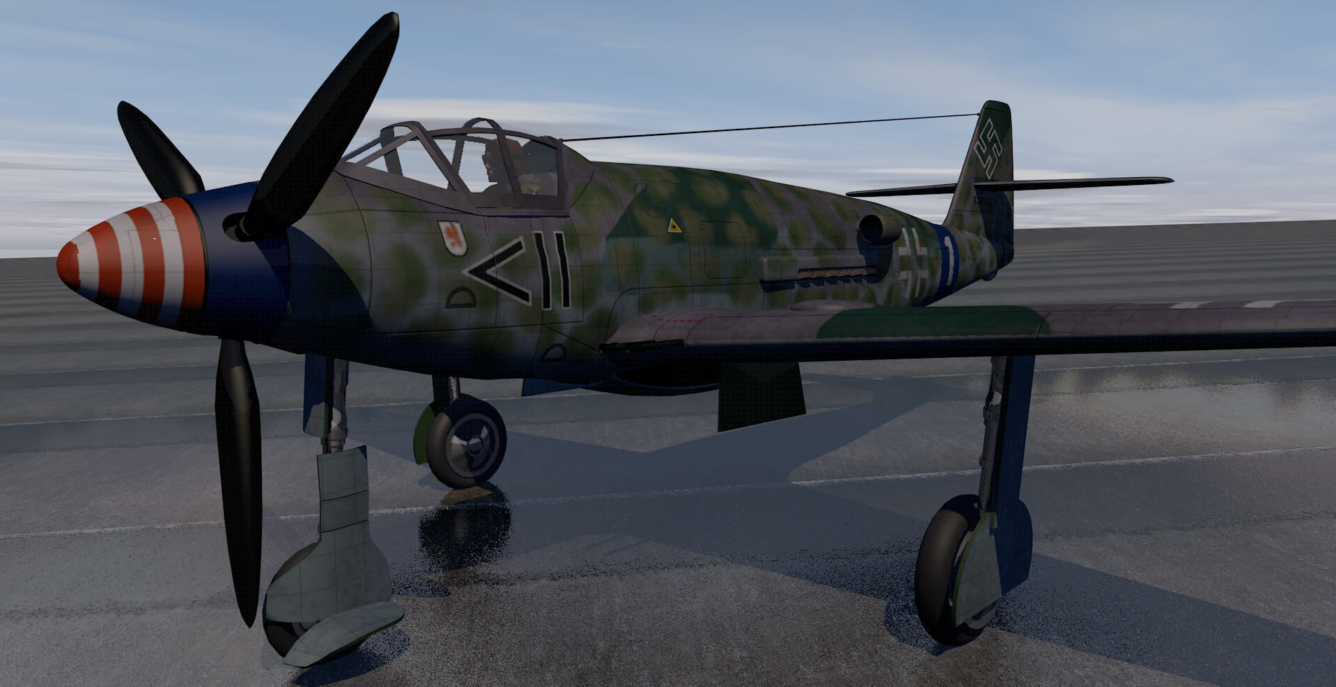 Messerschmitt Me-509 3D model_5