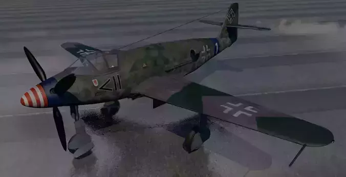Messerschmitt Me-509 3D model