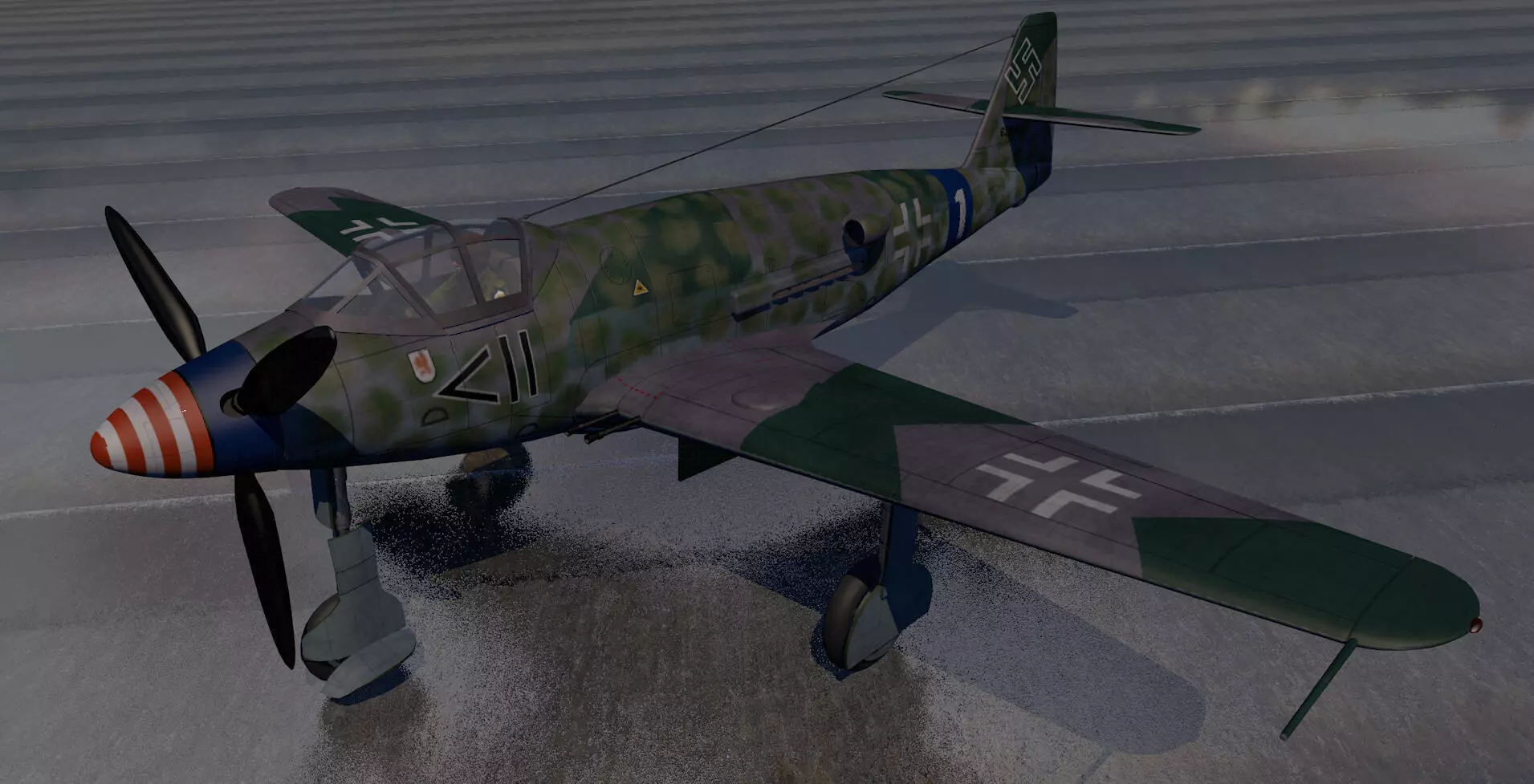 Messerschmitt Me-509 3D model_0