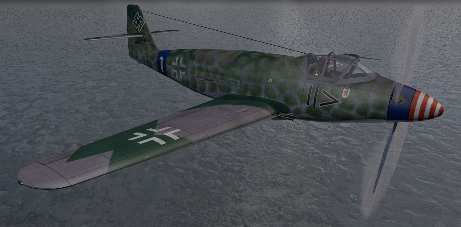 Messerschmitt Me-509 3D model_9