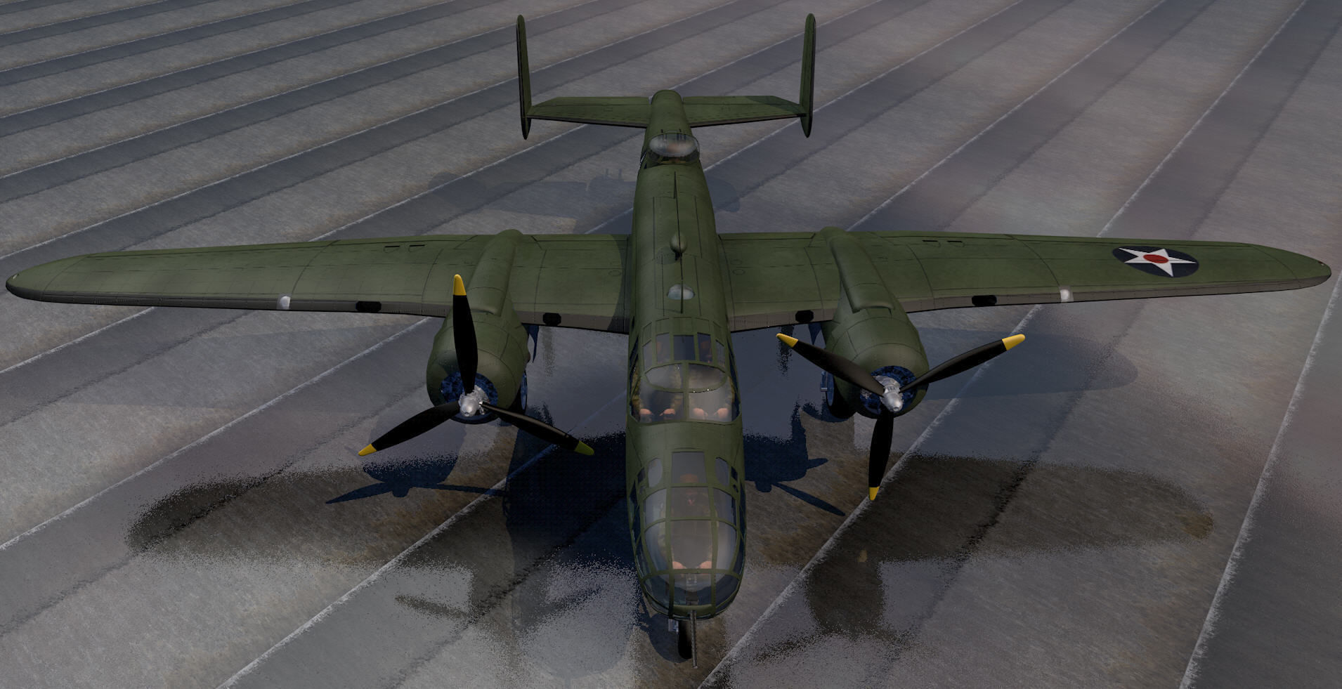 North American B-25B Mitchell 3D model_11