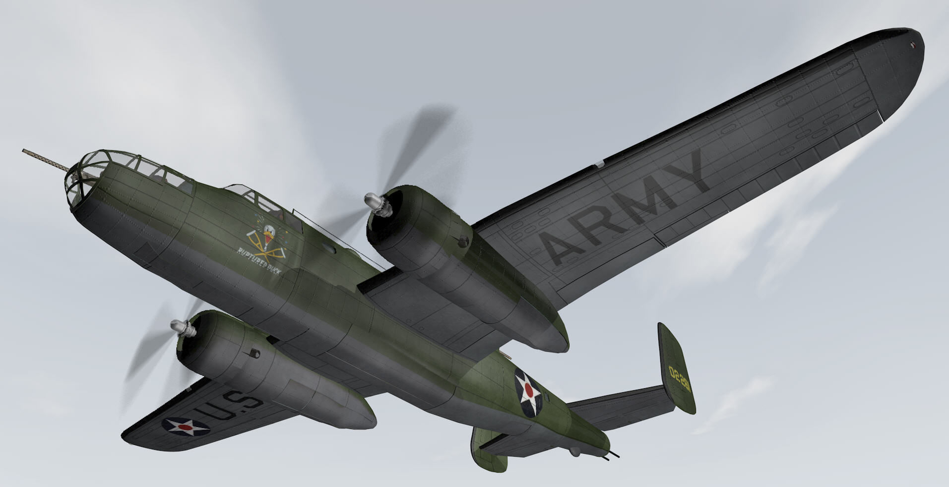 North American B-25B Mitchell 3D model_14