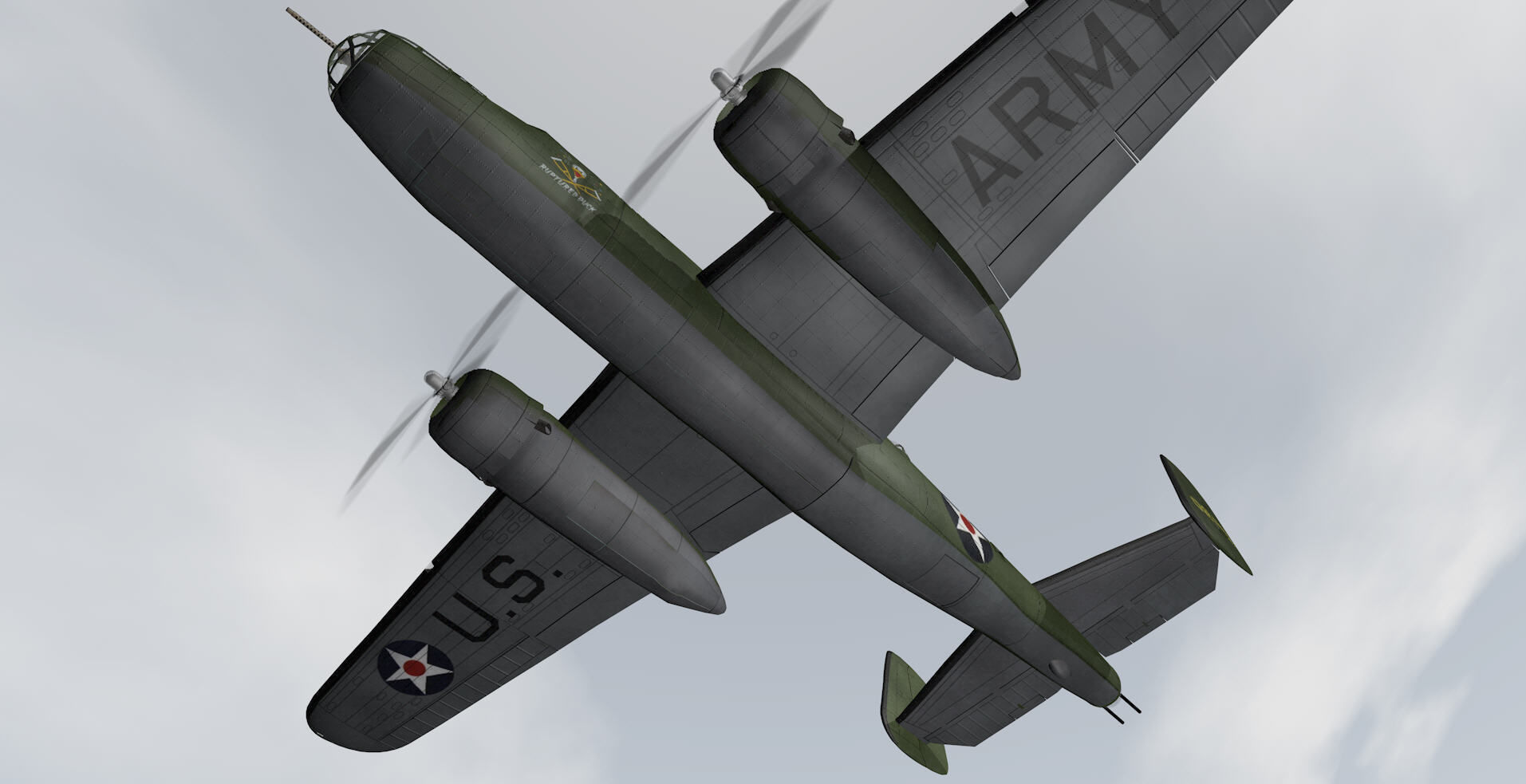 North American B-25B Mitchell 3D model_16