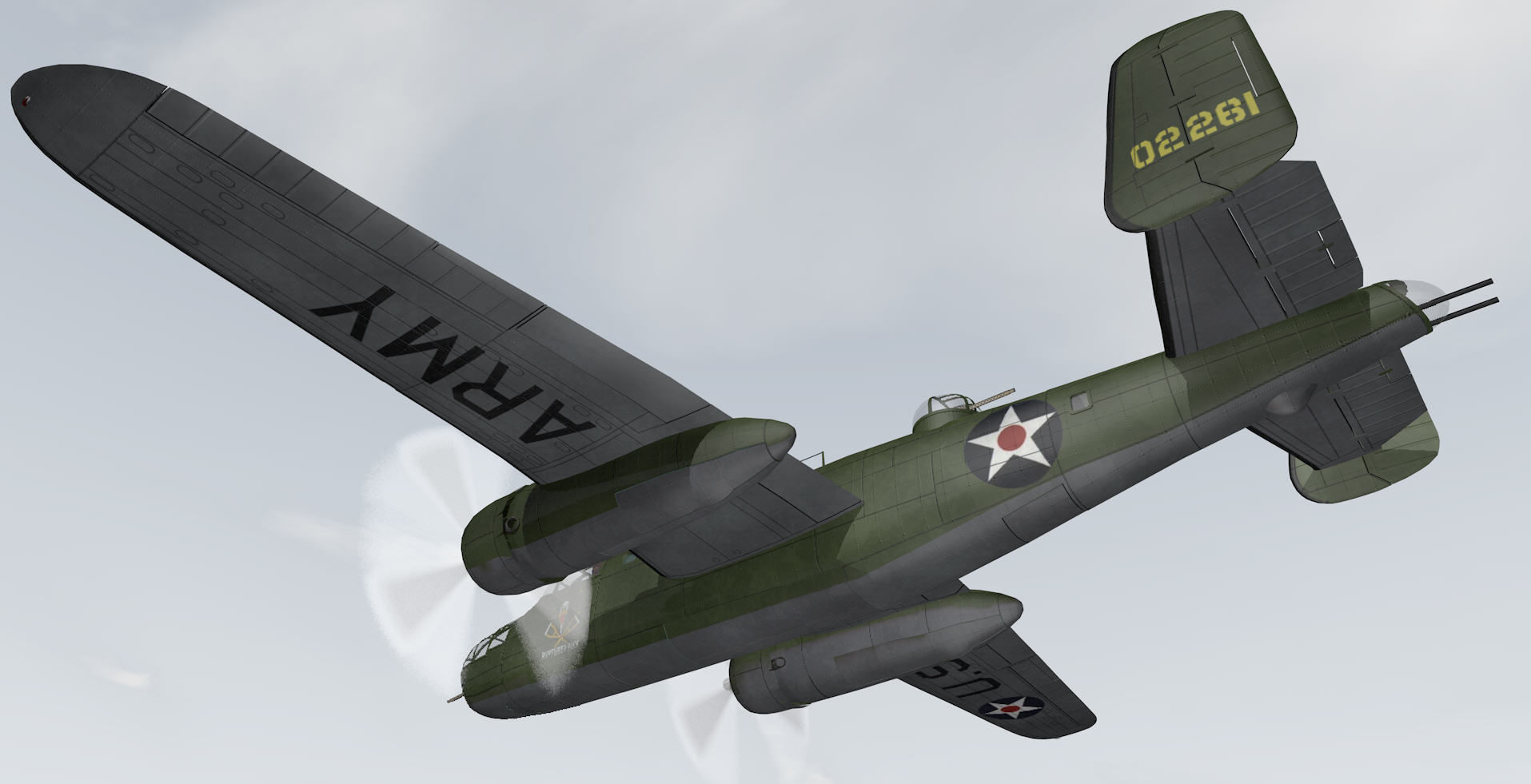 North American B-25B Mitchell 3D model_15