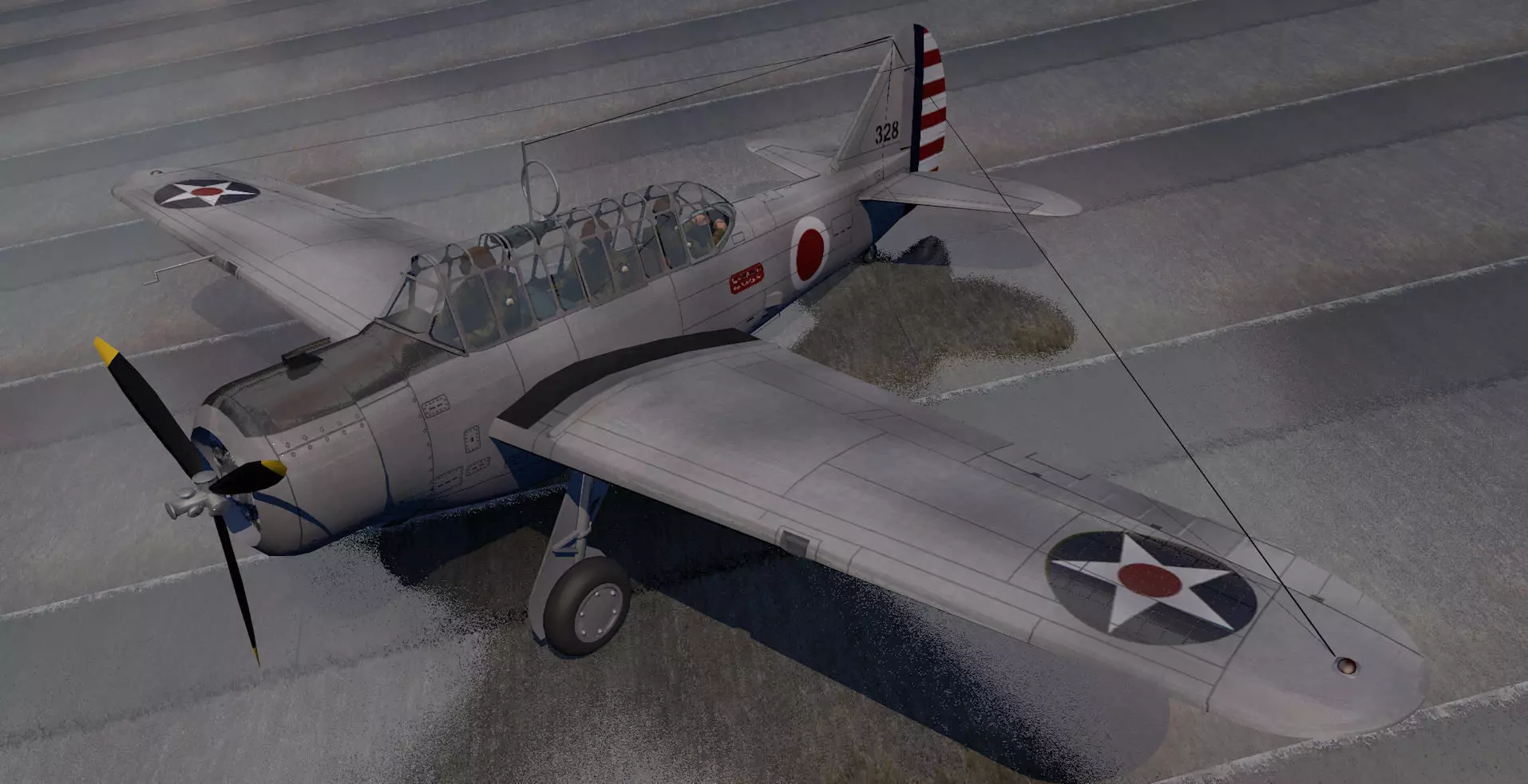 North American O-47 3D model