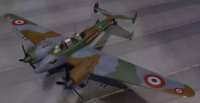 Potez 631 3D model