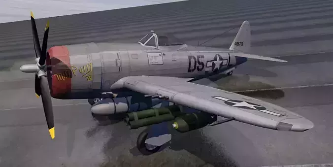 Republic P-47D-25 Thunderbolt  - Bubbletop