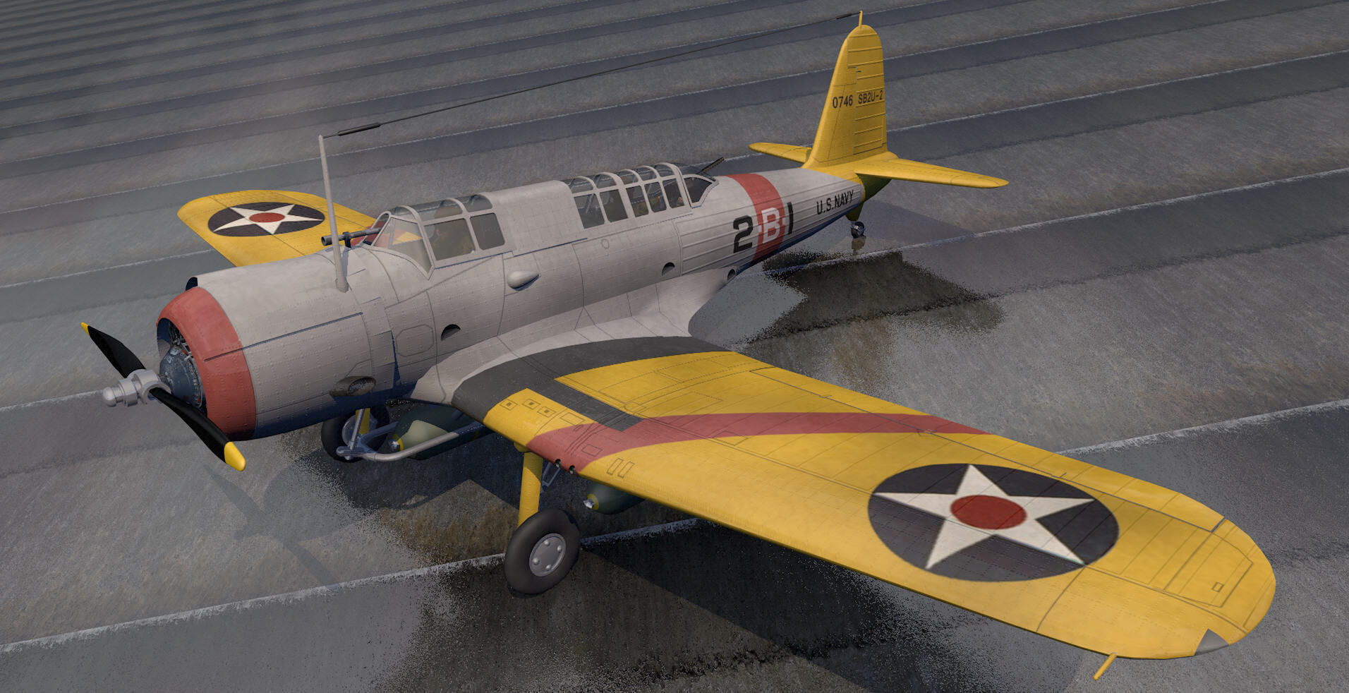 Vought SB2U Vindicator 3D model_3