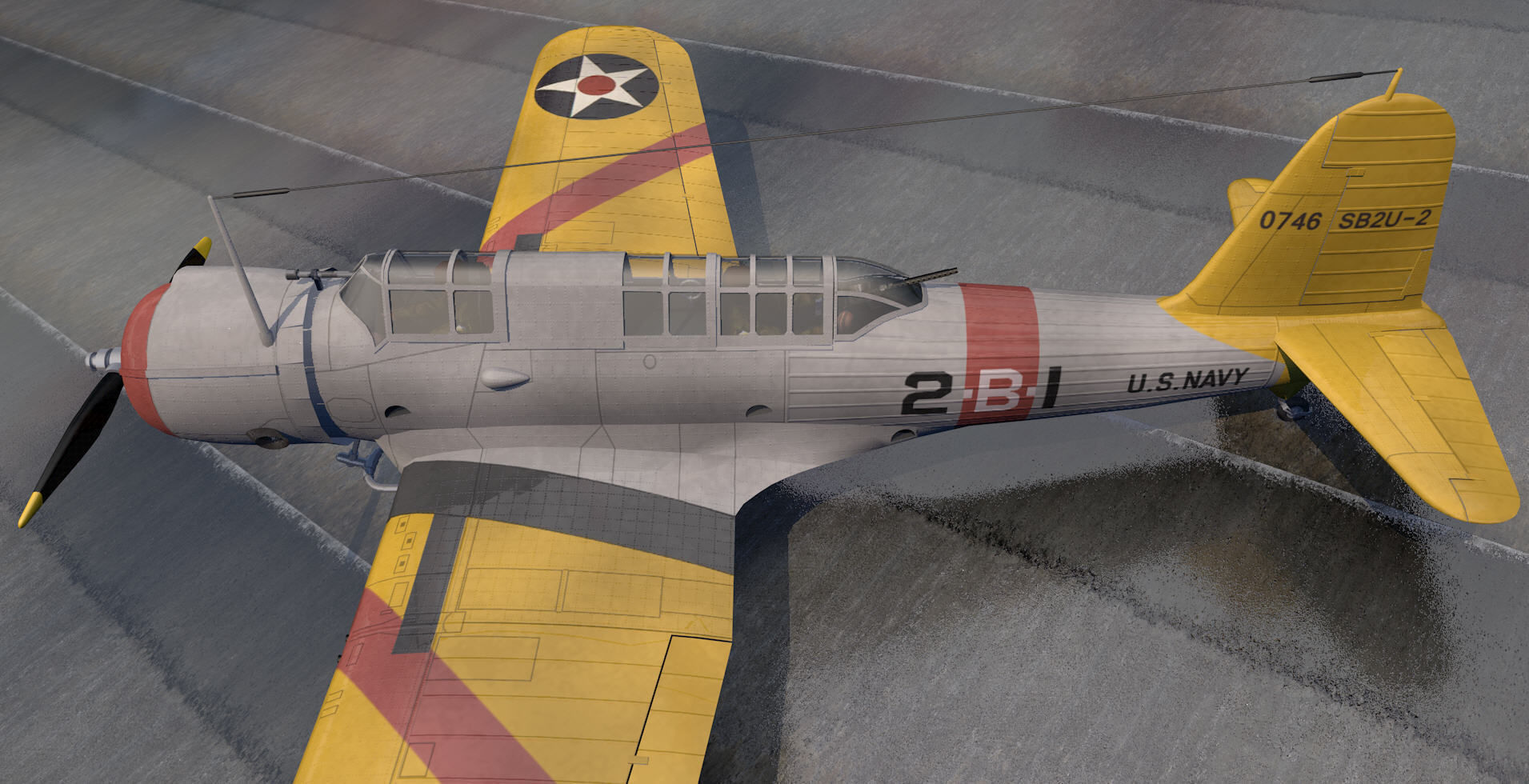 Vought SB2U Vindicator 3D model_10