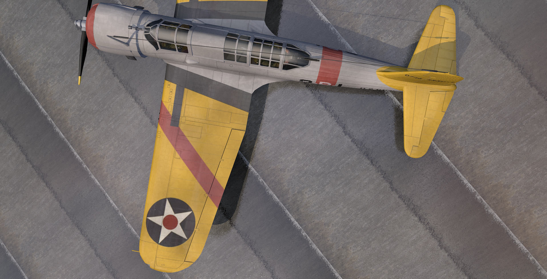 Vought SB2U Vindicator 3D model_4